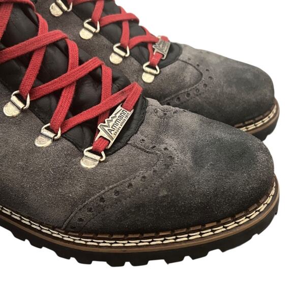 Ammann Murten Boots In Brushed Grey Suede and Black Leather Size 45 EU - Picture 5 of 14